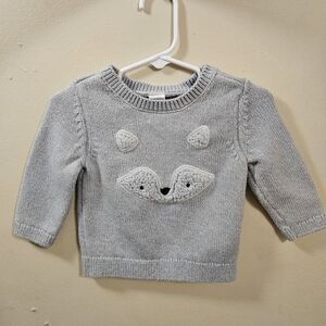 Carter's Light Gray Knit Sweater